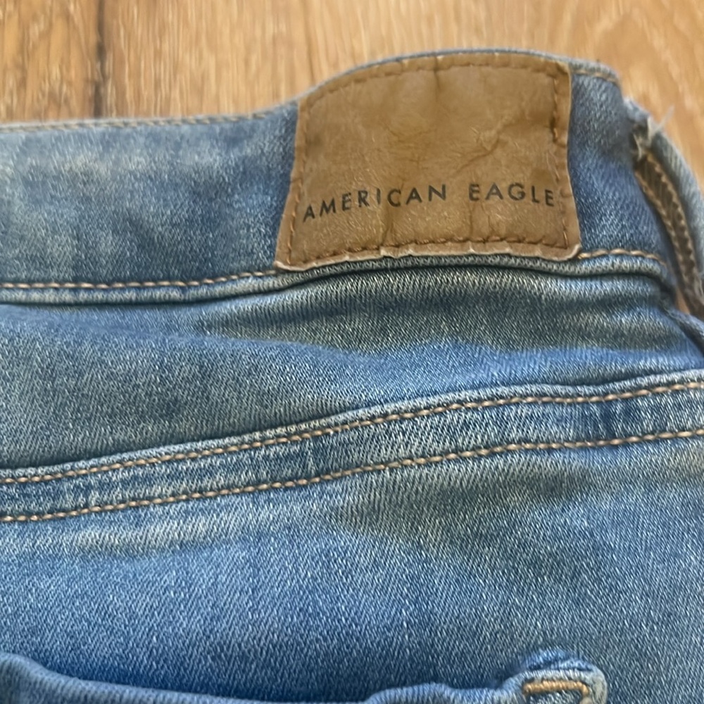 American Eagle super hi-rise jegging-16 short - Picture 9 of 10
